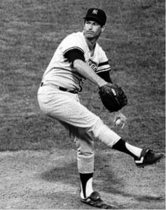 Tommy John in his New York Yankees baseball playing days